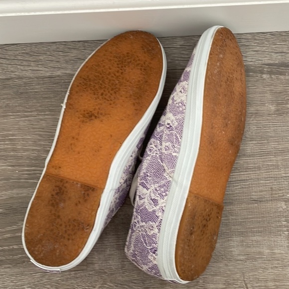 Purple and White Shoes, Size 9 - Picture 5 of 5